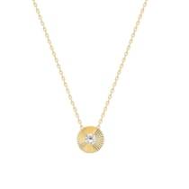 Halskette 925 Sterling Silber Zirkonia Weiß Halskette 925 Sterling Silber Zirkonia Weiß