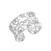 Ring Silber 925 rhodiniert Zirkonia weiß Ring Silber 925 rhodiniert Zirkonia weiß