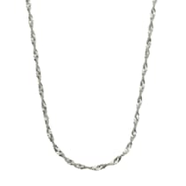 Halskette Silber 925 Singapurkette 45cm lang Halskette Silber 925 Singapurkette 45cm lang