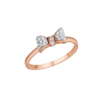 Ring 925-Sterling Silber rhodiniert teilweise rose vergoldet Zirkonia Ring 925-Sterling Silber rhodiniert teilweise rose vergoldet Zirkonia
