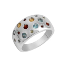Ring 925/- Sterling Silber rhodiniert mit Farbsteinen Ring 925/- Sterling Silber rhodiniert mit Farbsteinen