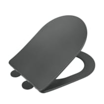 WC-Sitz Mod. Galati Anthrazit matt, aus Duroplast, Soft-Touch-Effekt WC-Sitz Mod. Galati Anthrazit matt, aus Duroplast, Soft-Touch-Effekt
