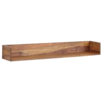 Wandregal Hängeregal Holz Massiv 120x15x20 cm Regal Groß Schwebend Wandregal Hängeregal Holz Massiv 120x15x20 cm Regal Groß Schwebend