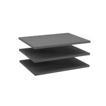 3er Set Einlegeböden für Kleiderschrank Zapopan 37 / 40 / 44 / 47, Farbe: G 3er Set Einlegeböden für Kleiderschrank Zapopan 37 / 40 / 44 / 47, Farbe: G