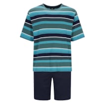 Hajo Herren Schlafanzug - Kurz, Klima-Light, Rundhals-Ausschnitt, Shorty Hajo Herren Schlafanzug - Kurz, Klima-Light, Rundhals-Ausschnitt, Shorty